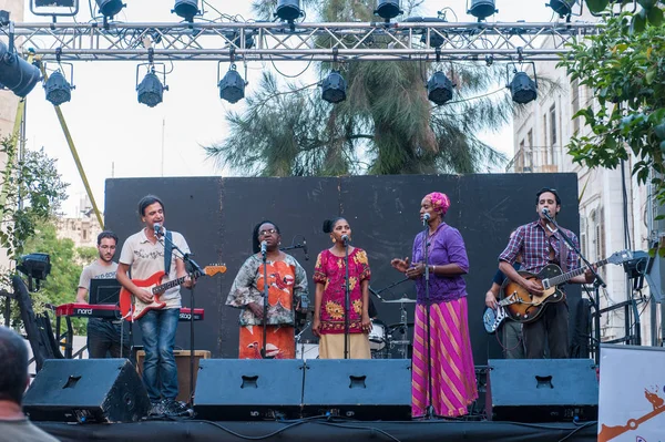 Musica di strada a Gerusalemme — Foto Stock