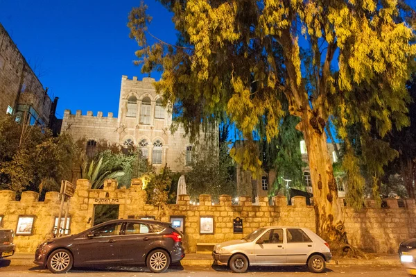 夜のエルサレムの印象 — ストック写真