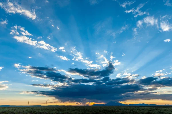 Lenyűgöző Cloud formációk mentén útvonalon 66 — Stock Fotó