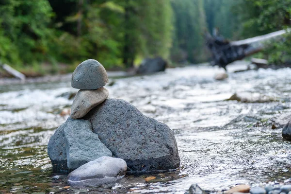 Rock Formations in a river