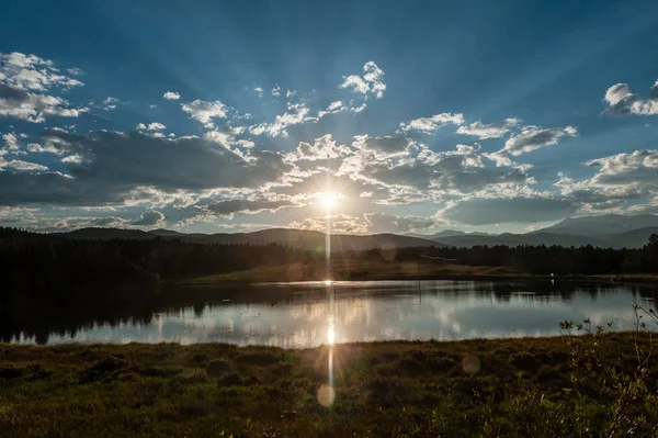 Los Lagos reservoir nummer drie — Stockfoto