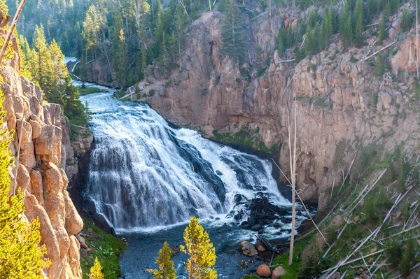 Chutes Gibbon à Yellostone — Photo