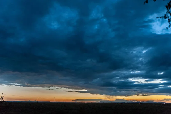 Impressive Cloud formations along route 66 — Stock Photo, Image