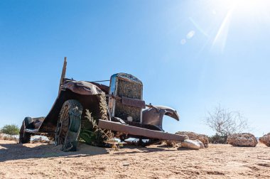 Namibya'da eski araba kazaları