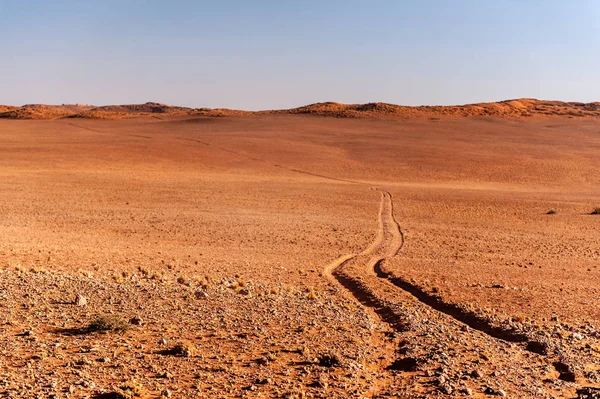 Track in the sand. — Stock Photo, Image