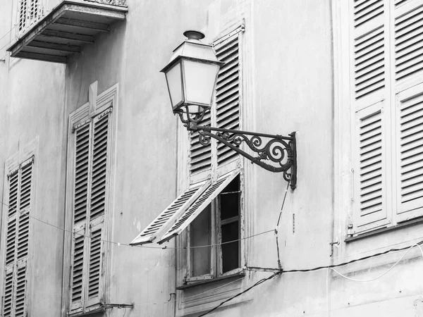 Nice France March 2018 Sun Lights Beautiful Ancient Lamp Decorating — Stock Photo, Image