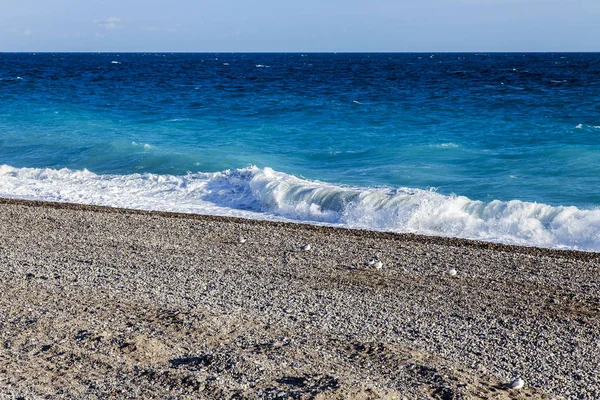 Den Pittoreska Raden Surf Medelhavet — Stockfoto