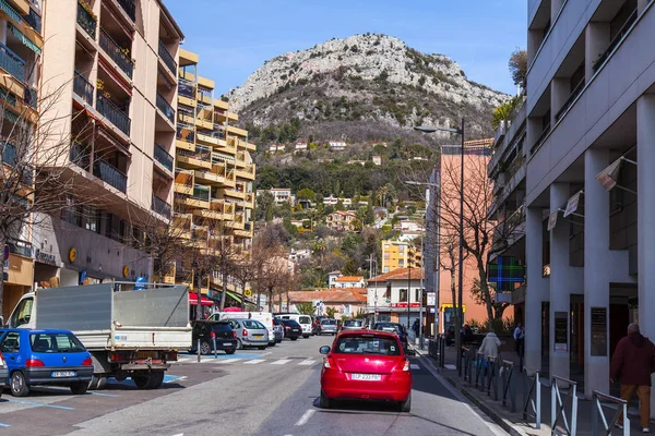 Vence France March 2018 Typical Urban View Characteristic Small Mountain — Stock Photo, Image