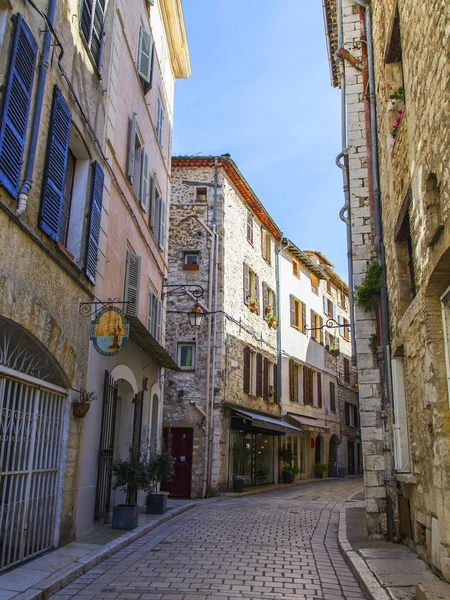 Vence Francia Marzo 2018 Típica Vista Urbana Característica Pequeña Ciudad —  Fotos de Stock