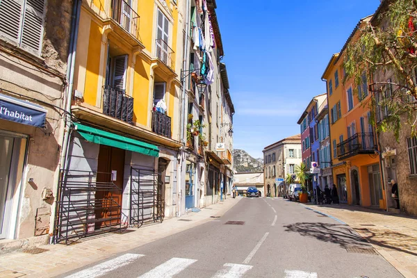 Vence France March 2018 Typical Urban View Characteristic Small Mountain — Stock Photo, Image