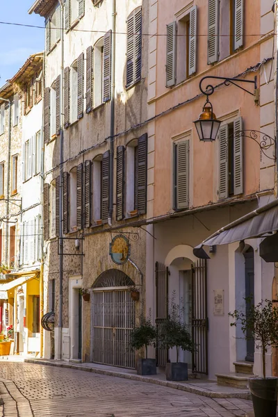 Vence Fransa Üzerinde Mart 2018 Tipik Şehir Sokak Eski Taş — Stok fotoğraf