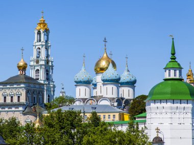 Sergiyev Posad, Rusya, üzerinde 21 Mayıs 2018. Troitsko-Sergiyevskaya Laurus, şehir ve önemli Ortodoks türbelerin biri ana görme. 