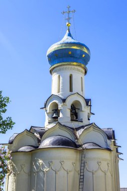 Sergiyev Posad, Rusya, üzerinde 21 Mayıs 2018. Troitsko-Sergiyevskaya Laurus, şehir ve önemli Ortodoks türbelerin biri ana görme. Kilise Manastırı ülkesinde