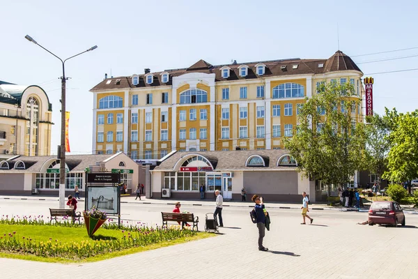 Sergiyev Posad Rusia Mayo 2018 Centro Comercial Plaza Estación — Foto de Stock