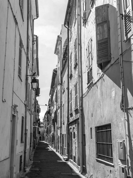 Vence Fransa Üzerinde Mart 2018 Tipik Şehir Sokak Eski Taş — Stok fotoğraf