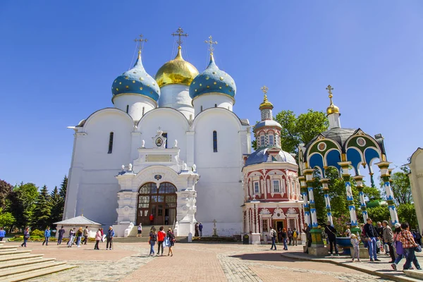 Sergiyev Posad Russia Maggio 2018 Troitsko Sergiyevskaya Laurus Vista Principale — Foto Stock