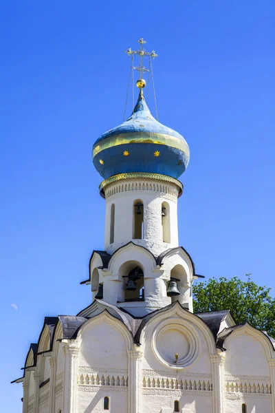 SERGIYEV POSAD, RUSSIA, on MAY 21, 2018. Troitsko-Sergiyevskaya Laurus, main sight of the city and one of significant orthodox shrines. Church in the territory of the monastery