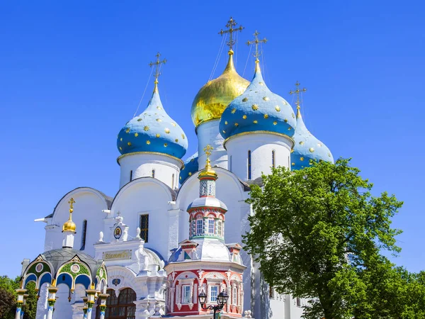 Sergiev Posad Rusland Mei 2018 Troitsko Sergiyevskaya Laurus Belangrijkste Aanblik — Stockfoto