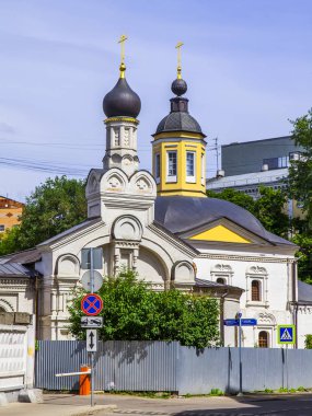 Moskova, Rusya, 4 Haziran 2018. Başrahibe Nikolay Derbenyov içinde Tapınağı