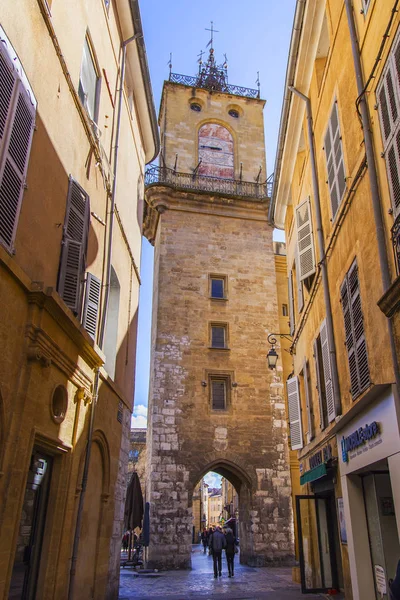 Aix Provence Franz März 2018 Typisch Für Kleine Städte Der — Stockfoto