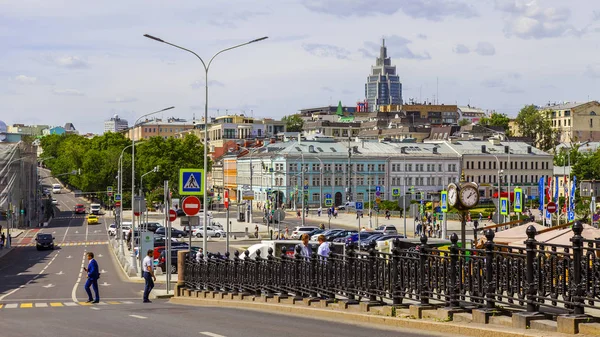 Moscú Rusia Junio 2018 Día Soleado Verano Vista Urbana Panorama — Foto de Stock