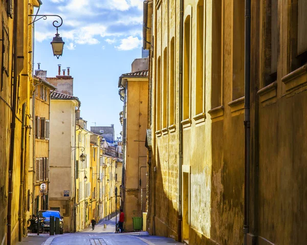 Aix Provence Francia Marzo 2018 Vista Urbana Típica Las Pequeñas — Foto de Stock