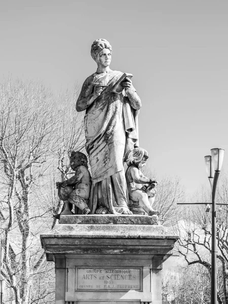 Aix Provence France Марта 2018 Искусная Скульптура Украшает Городскую Площадь — стоковое фото