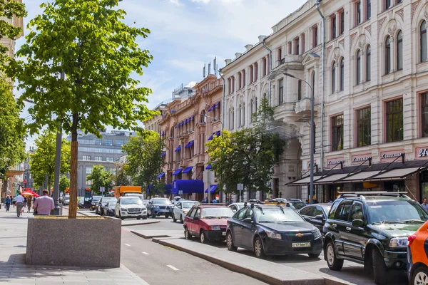 Moskova Rusya Haziran 2018 Güneşli Yaz Günü Kentsel — Stok fotoğraf