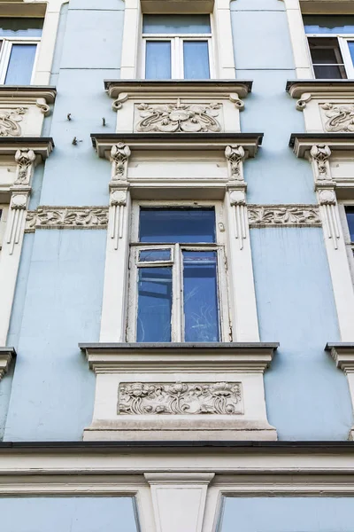 Moskova, Rusya, 4 Haziran 2018. Bina cephe tipik binanın çevresinde tarihi mimari bir parçası. 