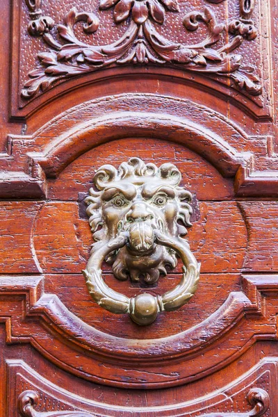 Aix Provence France March 2018 Fragment Ancient Wooden Door Building — Stock Photo, Image