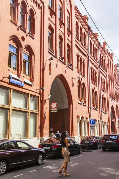 Moscú Rusia Junio 2018 Casas Típicas Alrededor Del Edificio Histórico — Foto de Stock