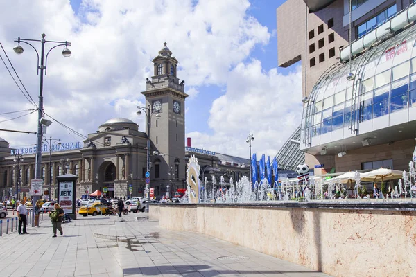 Moscow Russia July 2018 Urban View Facade Kiev Railway Station — Stock Photo, Image