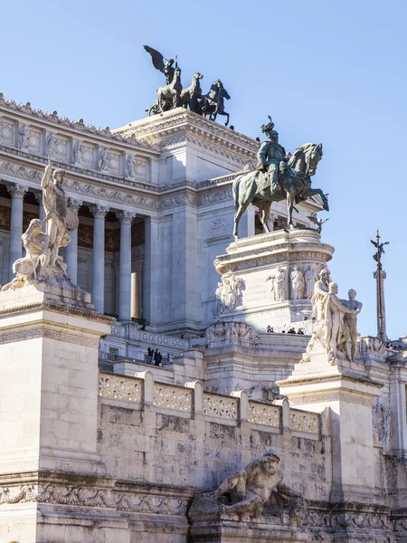 Roma Italia Marzo 2017 Palacio Venecia Vittoriano Plaza Venecia Uno — Foto de Stock