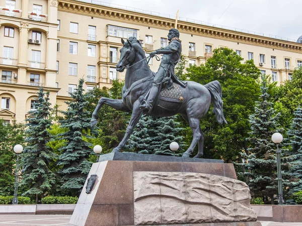 Moscow Russia July 2018 Monument General Bagration Kutuzovsky Avenue — Stock Photo, Image