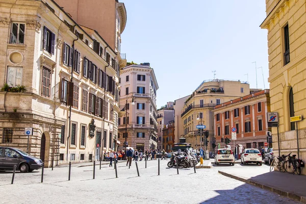 Rome Italy March 2017 Beautiful Picturesque Street Historical Part City — Stock Photo, Image