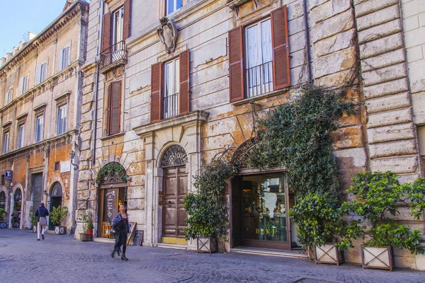 Rome Italy March 2017 Beautiful Street Historical Part City — Stock Photo, Image