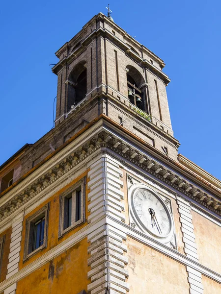 Roma Italia Marzo 2017 Una Fachada Del Antiguo Edificio Una — Foto de Stock