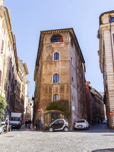 Rome Italy March 2017 Beautiful Street Historical Part City — Stock Photo, Image