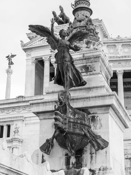 Roma Italia Marzo 2017 Palazzo Venezia Vittoriano Sulla Piazza Venezia — Foto Stock