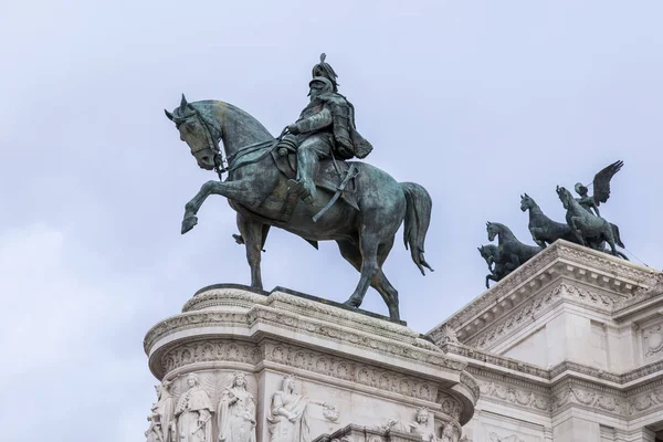 Mart 2017 Tarihinde Roma Talya Vmktor Emmanuil Bir Anıt Venedik — Stok fotoğraf