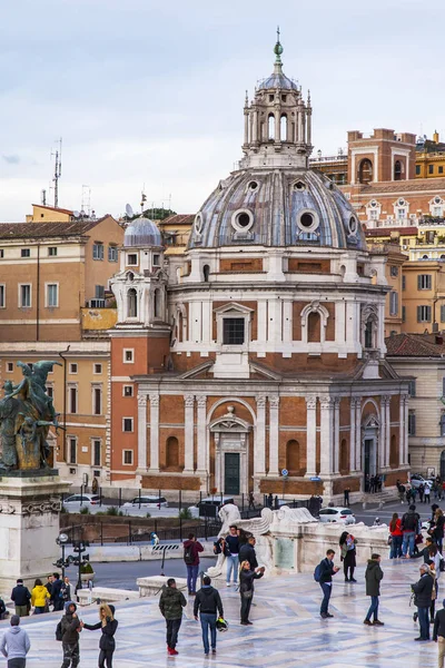 ローマ イタリア 2017 サンタ マリア ロレート 市内の有名な観光スポットの 世紀の教会 — ストック写真