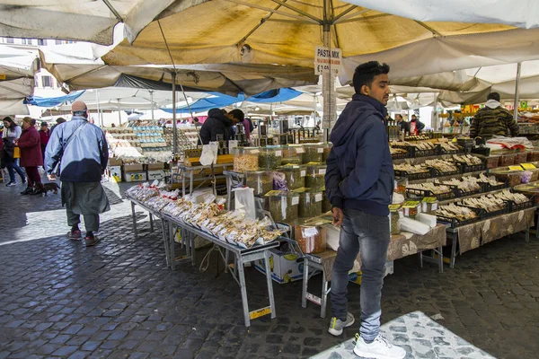 Rome Itália Março 2017 Autênticos Produtos Biológicos Agrícolas Italianos São — Fotografia de Stock