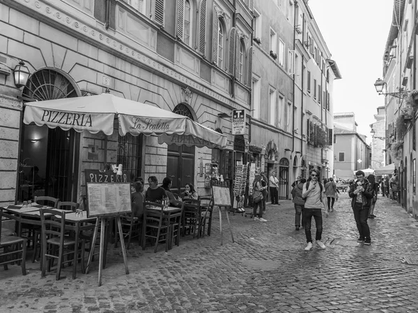 Rome Italy March 2017 Beautiful Picturesque Street Historical Part City — Stock Photo, Image