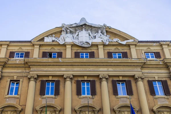 11 Mart 2017 tarihinde, Roma, İtalya. Eski bir tarihi kentin bina cephe. 