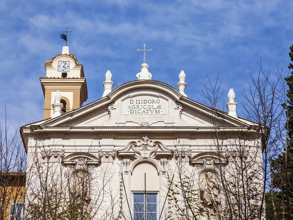 ローマ イタリア 2017 古い教会のファサードのフラグメント — ストック写真