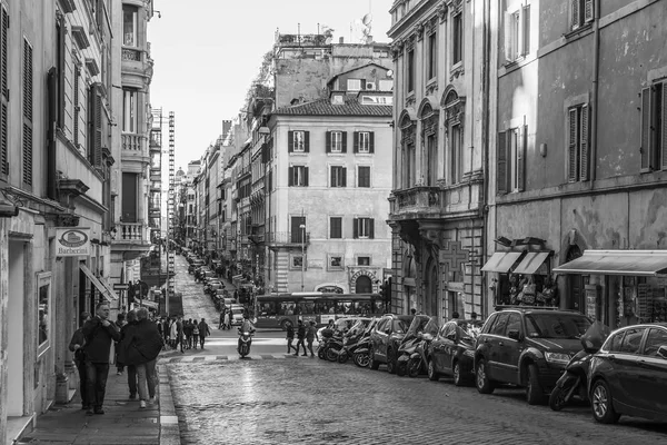 Řím Itálie Března 2017 Krásné Malebné Ulice Historické Části Města — Stock fotografie