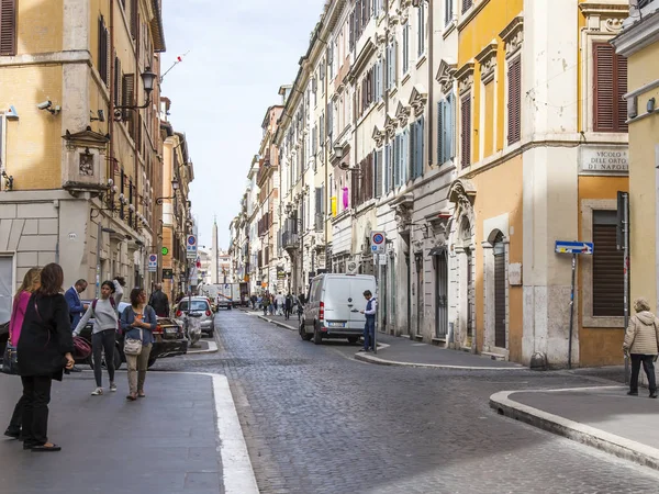 Rom Italien Mars 2017 Den Vackra Pittoreska Gatan Historisk Del — Stockfoto