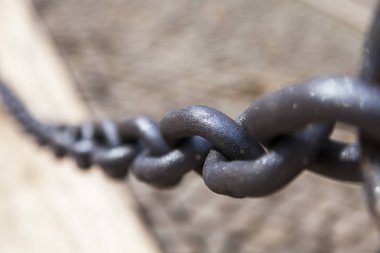 Dekoratif koruma olarak metal zincir