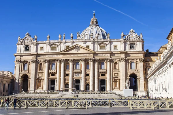 Roma Italia Marzo 2017 Vista Zona Catedral San Pedro Vaticano — Foto de Stock