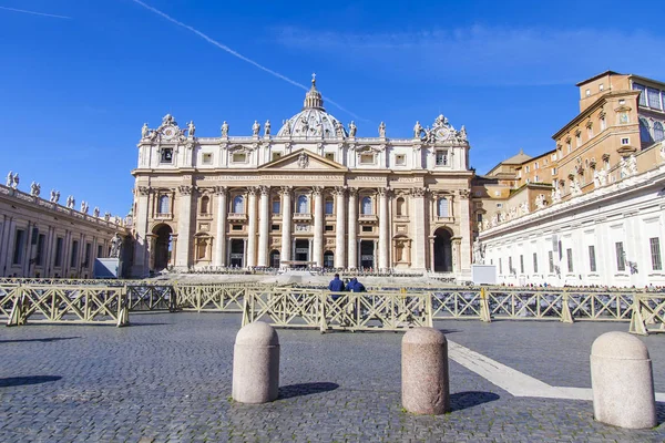 Roma Italia Marzo 2017 Vista Zona Catedral San Pedro Vaticano —  Fotos de Stock